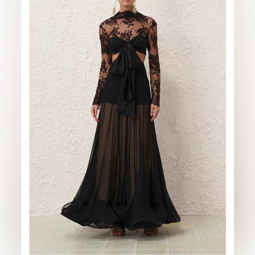 Zimmermann dress Illustration Flounce